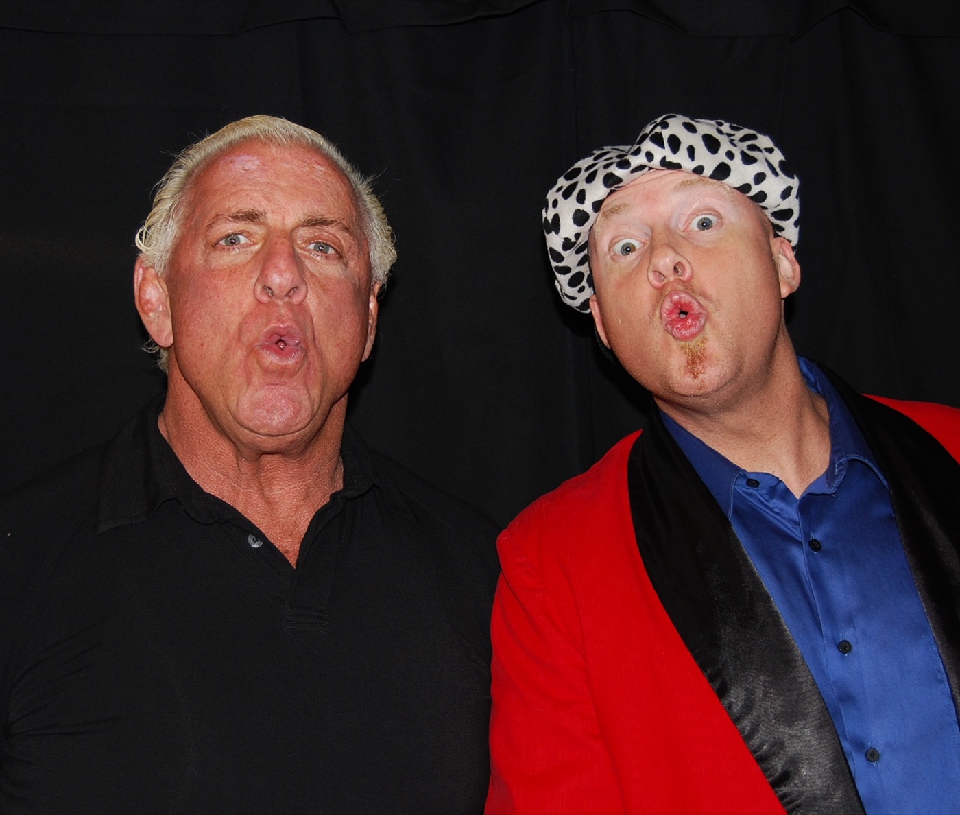 Kenny with wrestling legend Ric Flair